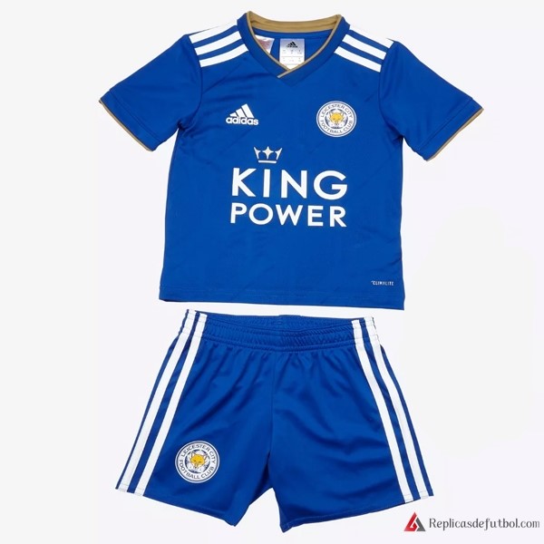 Camiseta Leicester City Primera equipación Niños 2018-2019 Azul